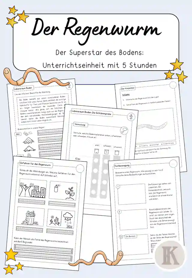 Der Regenwurm - Unterrichtseinheit 