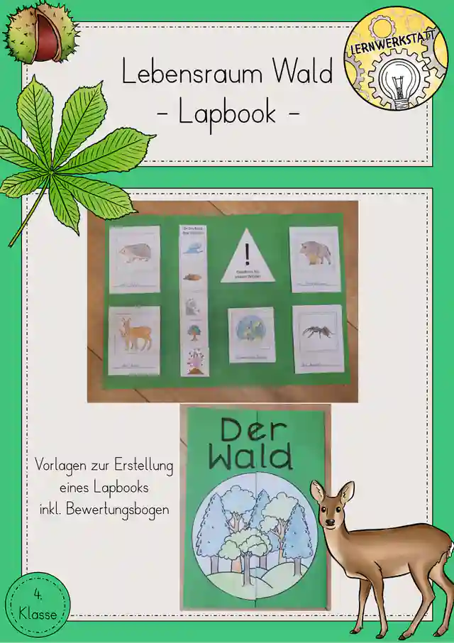 Wald Lapbook Sachunterricht Klasse 4