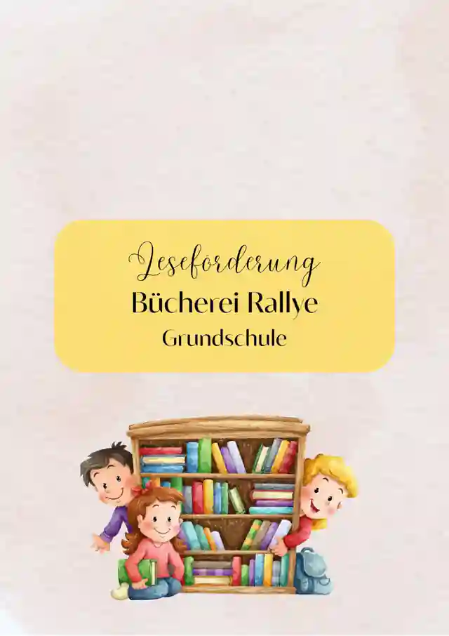 Bücherei-Rallye | Leseförderung | Grundschule