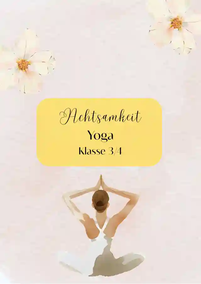 (Abschreib-) Kartei Achtsamkeit und Yoga | Grundschule