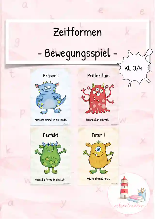 Zeitformen Spiel Bewegung (Kl. 3/4)