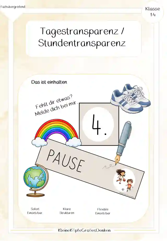 Tagestransparenz / Stundentransparenz