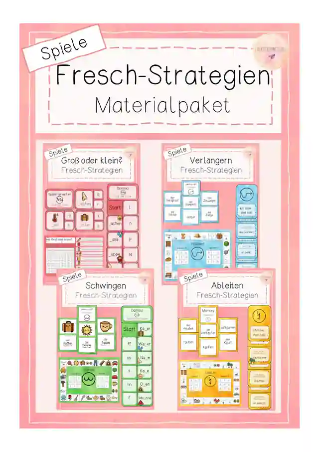 Materialpaket - Fresch-Strategie/Rechtschreibung - Spiele