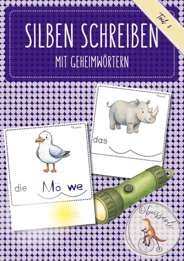 Silben schreiben mit Selbstkontrolle  | Lautgetreue Wörter schreiben Klasse 1  | Schreiben im Anfangsunterricht
