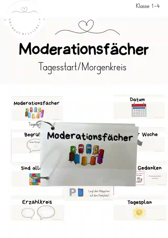 Moderationsfächer - Tagesstart/Wochenstart/Morgenkreis