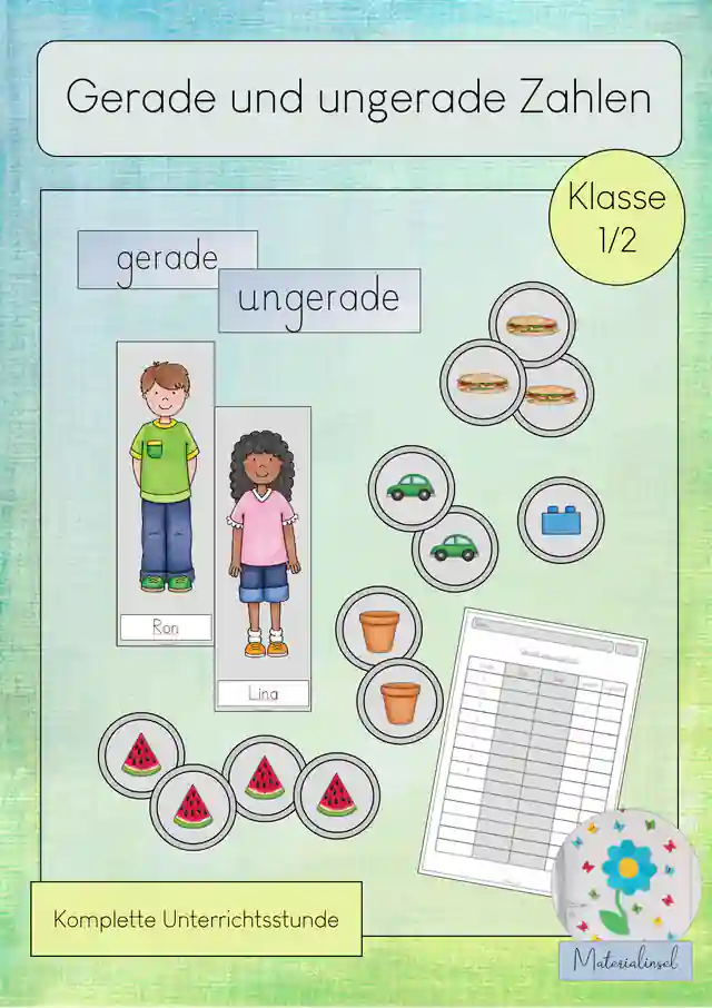 Ist das gerecht? - gerade und ungerade Zahlen (Unterrichtsstunde)