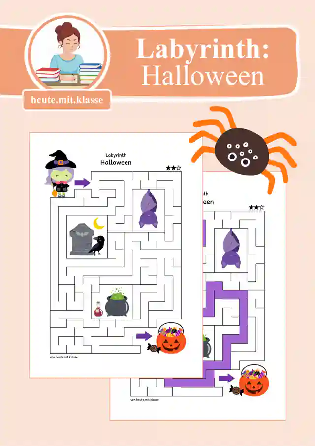 Labyrinth: Halloween (1. & 2. Klasse)