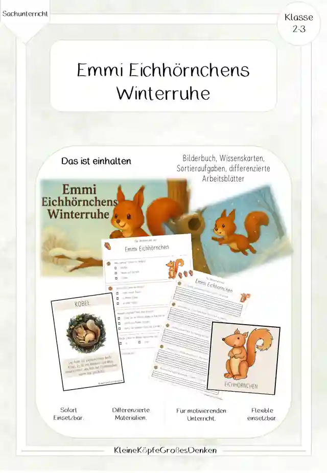 Eichhörnchen - Winterruhe am Beispiel Eichhörnchen