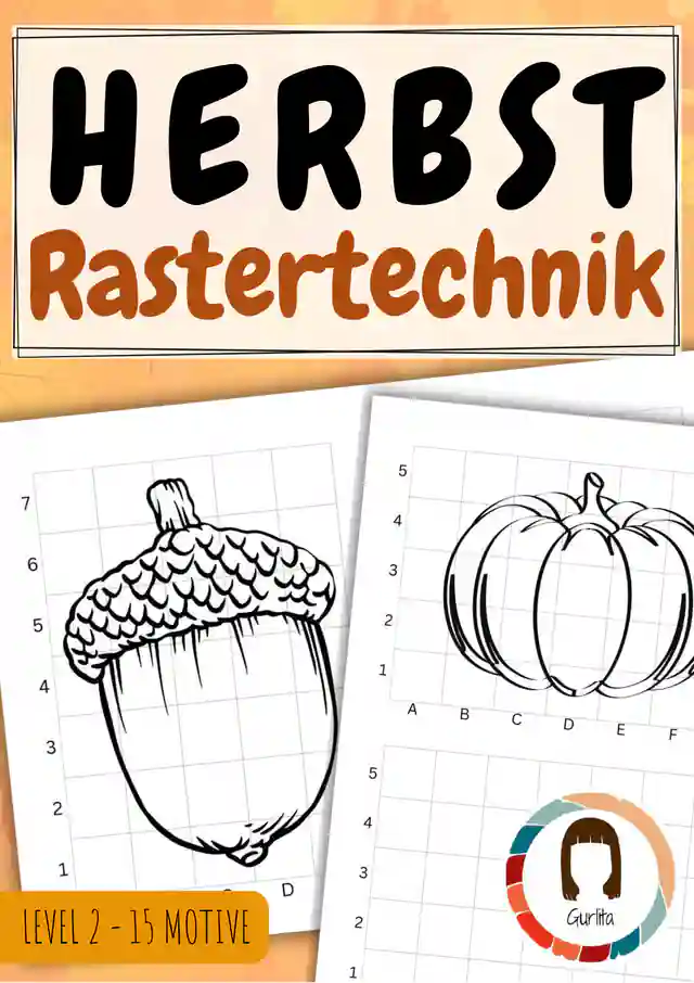 Rastertechnik Herbst Level 2 - Zeichnen lernen