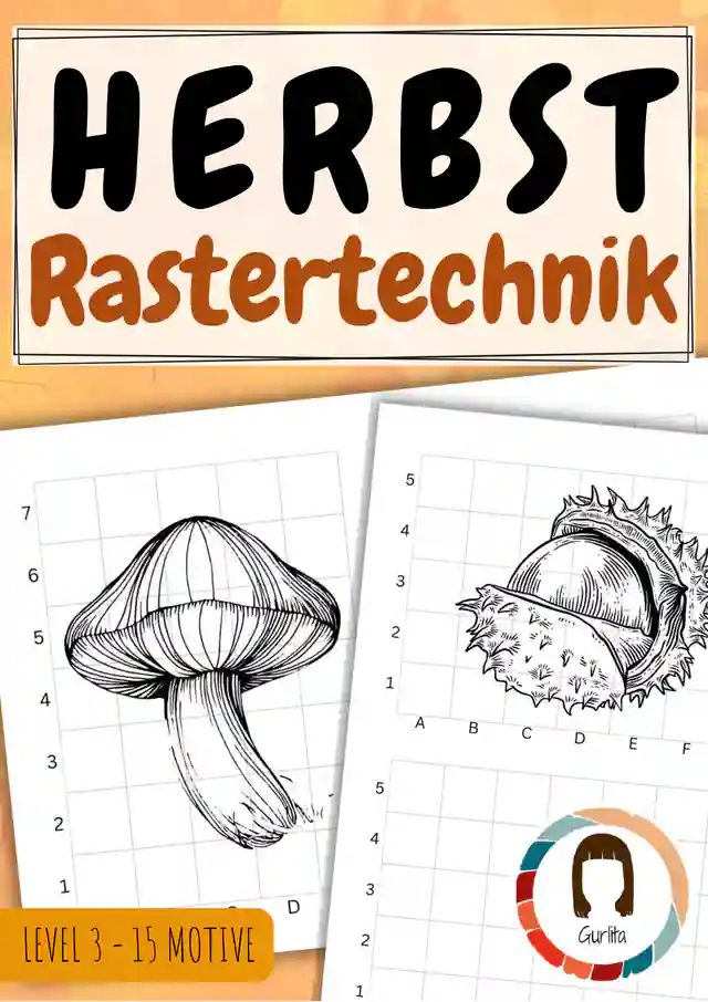 Rastertechnik Herbst Level 3 - Zeichnen lernen