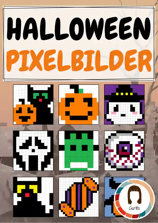 Pixelbilder: Pixel-Art und Informatik Halloween Edition