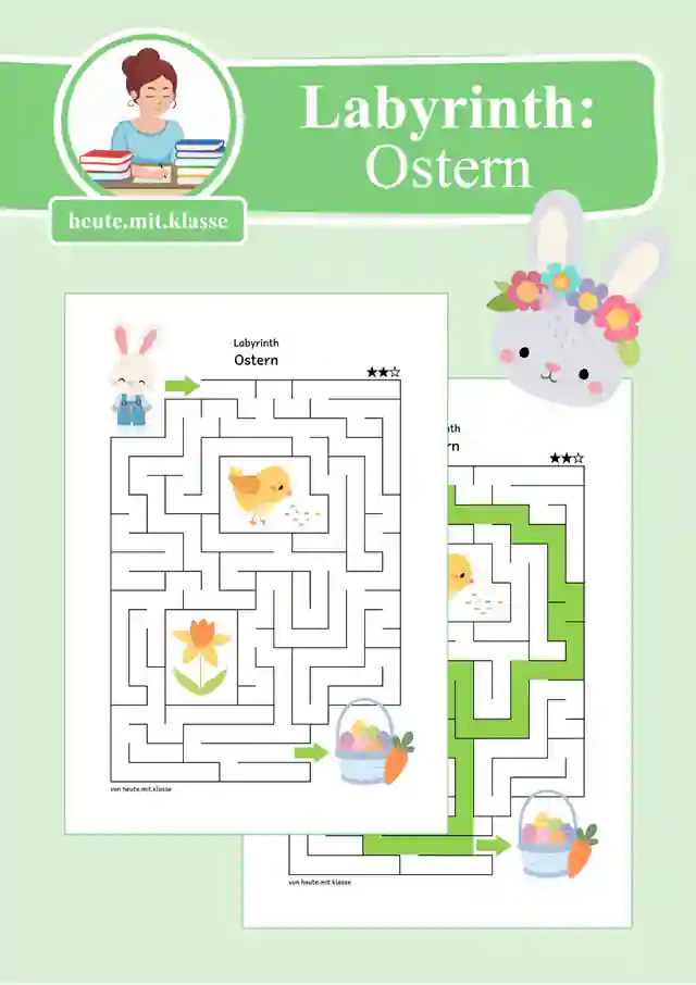 Labyrinth: Ostern (1. & 2. Klasse)