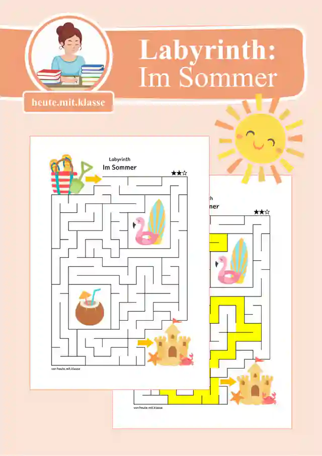 Labyrinth: Sommer (1. & 2. Klasse)