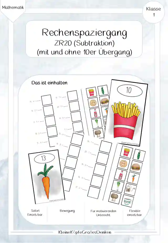 Rechenspaziergang ZR20 Subtraktion