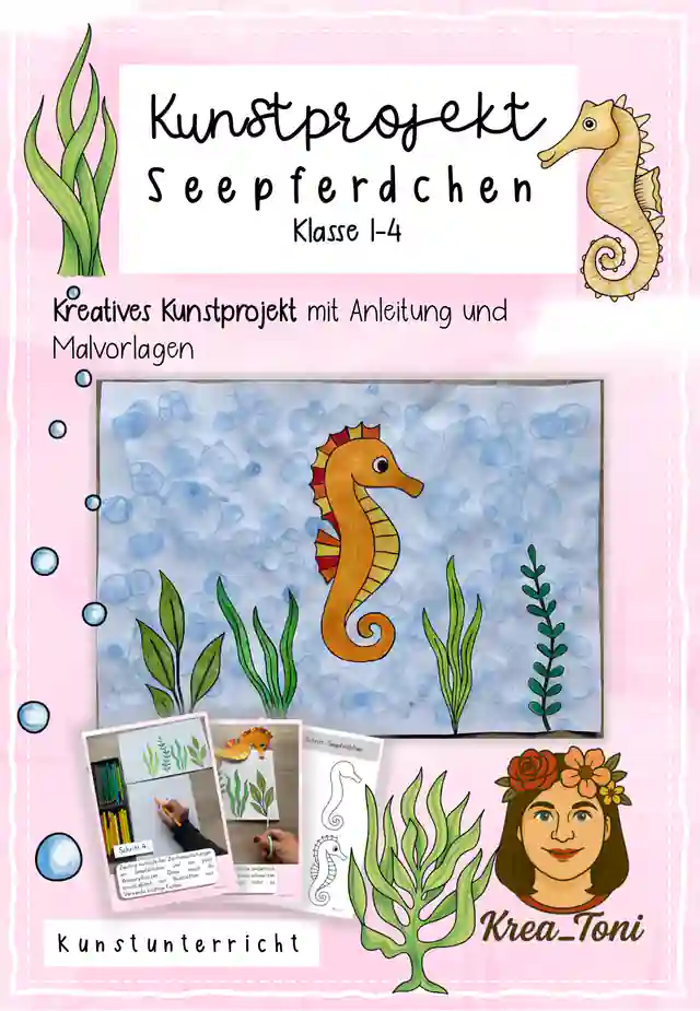 Kunstprojekt Seepferdchen