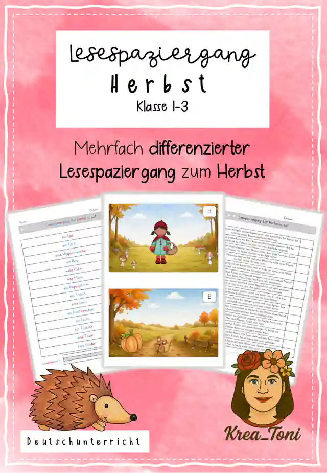 Lesespaziergang Herbst, Klasse 1-3