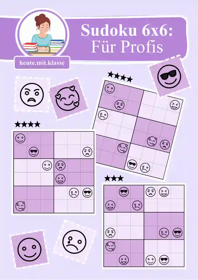 Sudoku 6x6: Für Profis - Logisches Denken fördern!