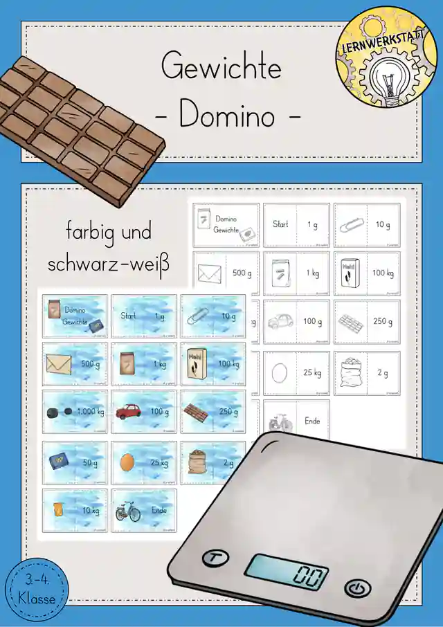 Gewichte Stützpunktvorstellungen Domino
