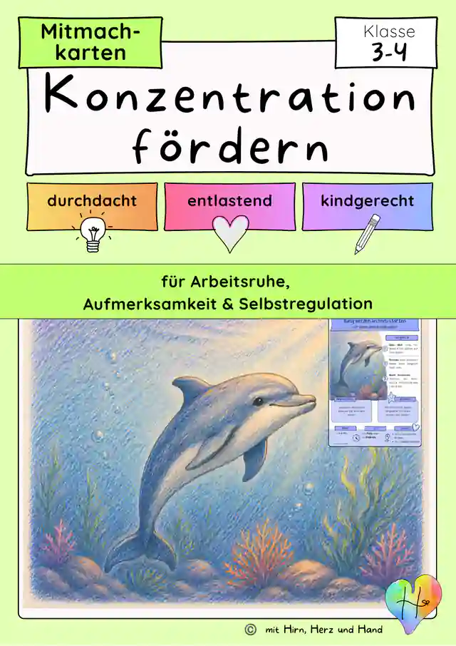 Bewegung und Entspannung Klasse 3–4 | Bewegungspausen & Konzentration · Mitmachkarten