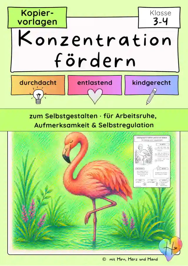 Bewegung und Entspannung Klasse 3–4 | Bewegungspausen & Konzentration · Kopiervorlagen