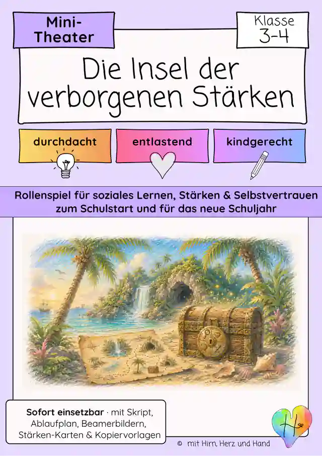 Theaterstück Grundschule Klasse 3–4 | Die Insel der verborgenen Stärken · Soziales Lernen
