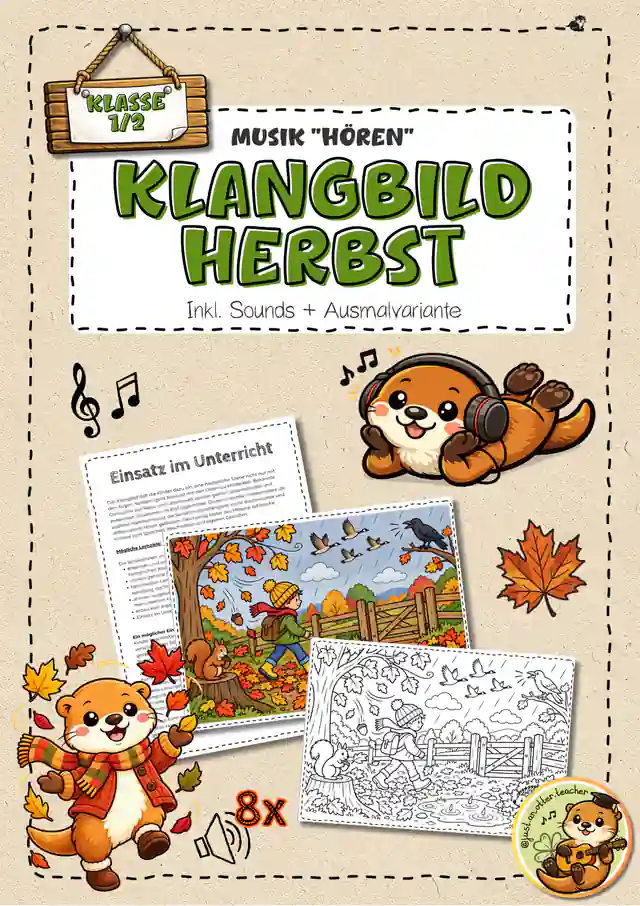 Klangbild Herbst ⎪Geräusche im Herbst ⎪Klasse 1