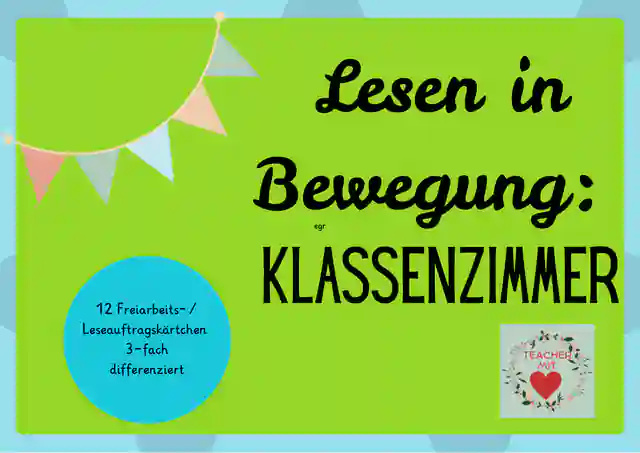 Lesen in Bewegung: Im Klassenzimmer