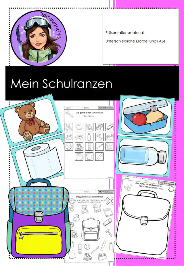 Was gehört in den Schulranzen - Sachunterricht