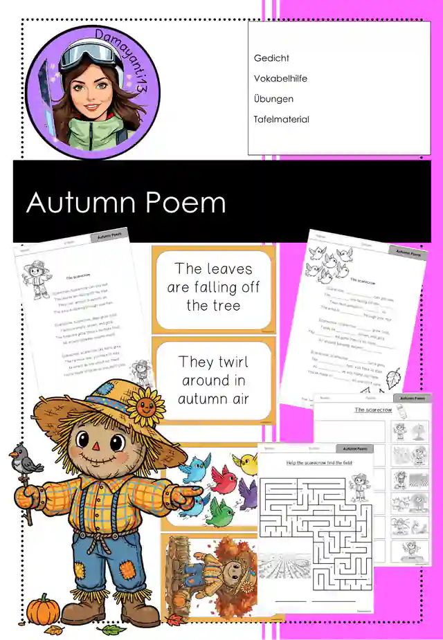 Autumn Poem - Herbstgedicht Englischunterricht