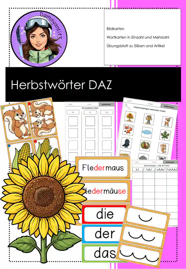 Herbstwörter DAZ - Sprachfit 