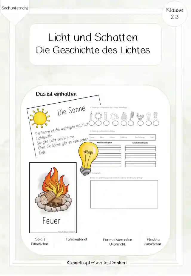Licht und Schatten - Die Geschichte des Lichtes