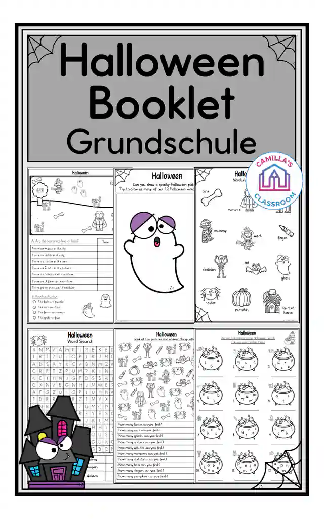 Halloween Booklet - Grundschule
