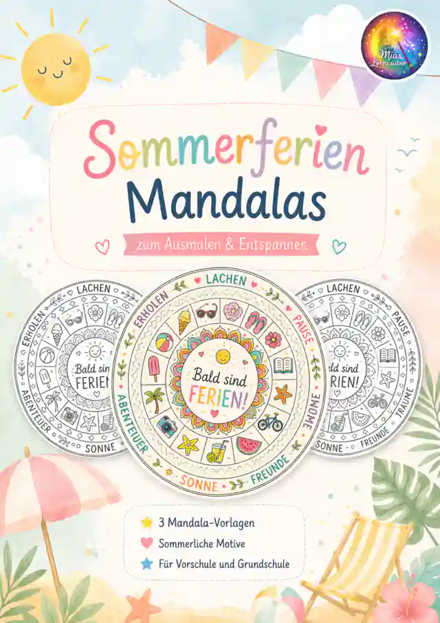 ☀️ Sommerferien Mandalas