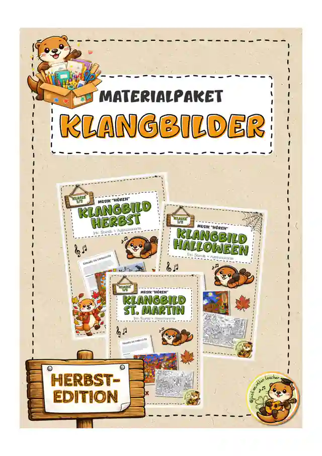 Klangbilder Herbst ⎪Materialpaket Musik Hören