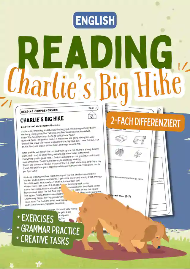 Reading Comprehension - Charlie's Big Hike (Part 2)