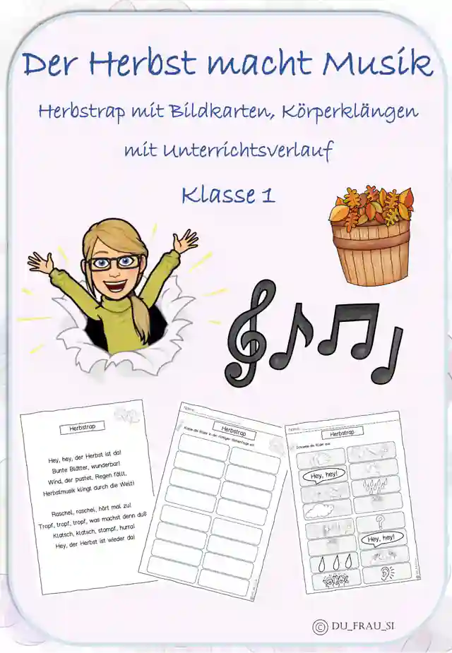 Herbstrap Klasse 1 - Der Herbst macht Musik