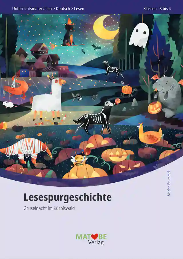 Marlen Brummel: Lesespurgeschichte "Gruselnacht im Kürbiswald"